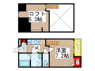 アレーゼ津田沼の物件間取画像